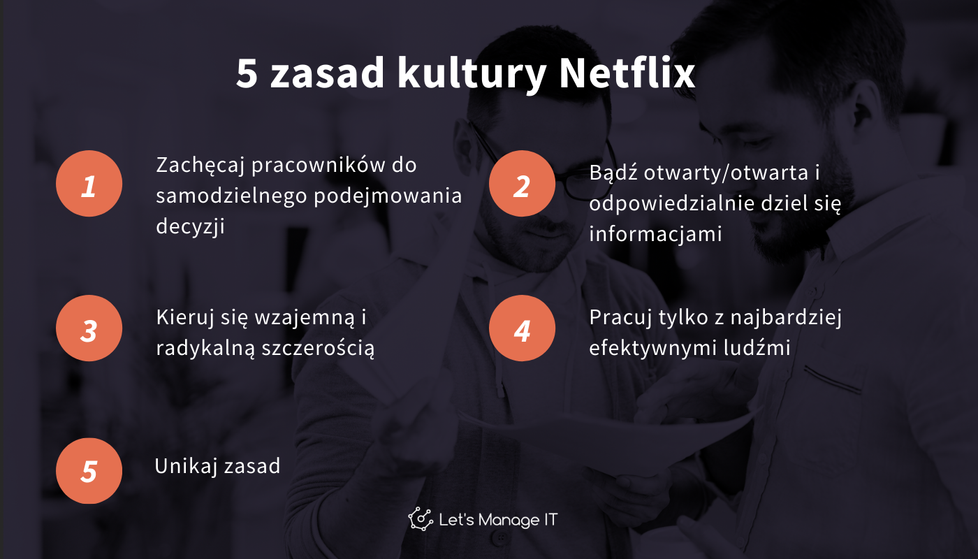 5 zasad kultury pracy Netflix Patty McCord