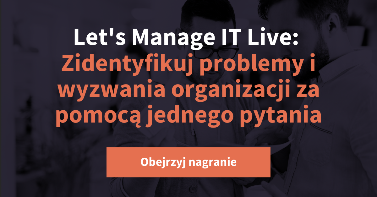 Nagranie Let's Manage IT Live